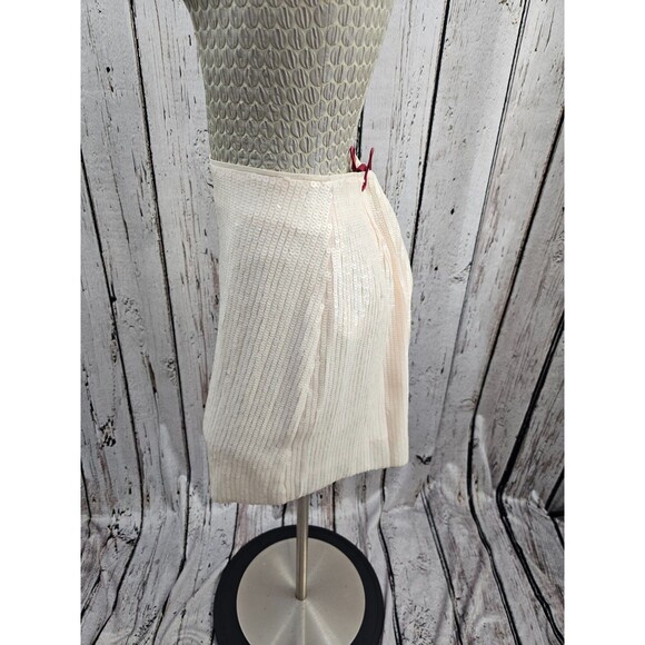 J.CREW COLLECTION Women's 10 Sequin Mini Skirt Pale‎ Pink A-Line Pencil NEW - Picture 5 of 9